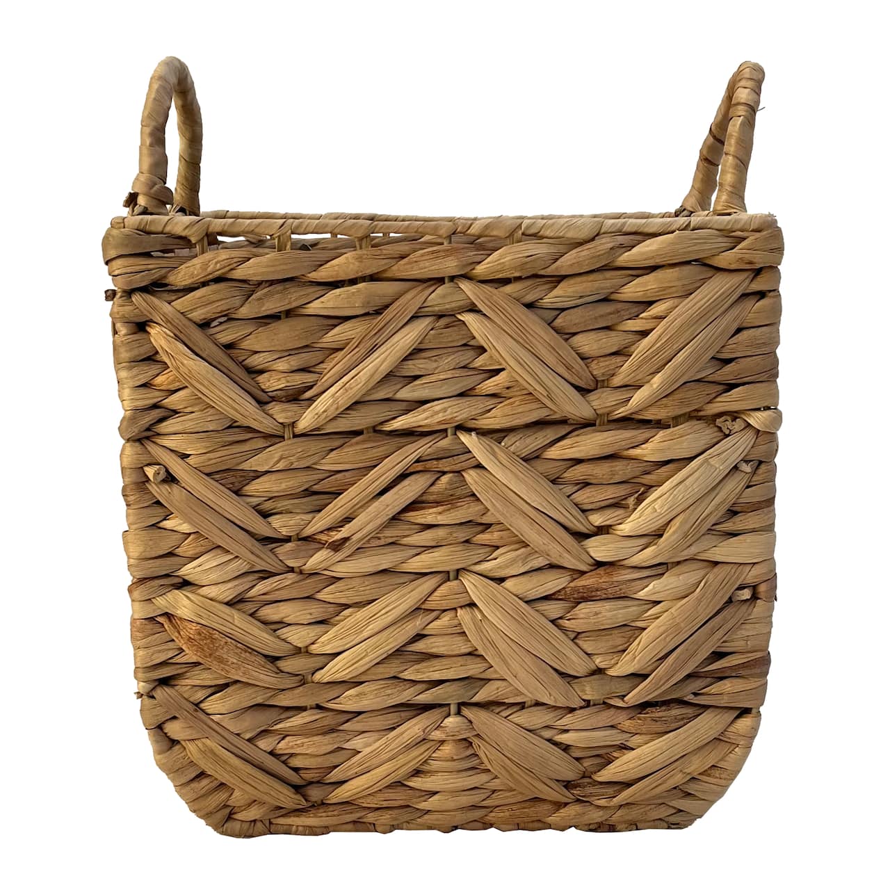 Large Natural Water Hyacinth Basket by Ashland®